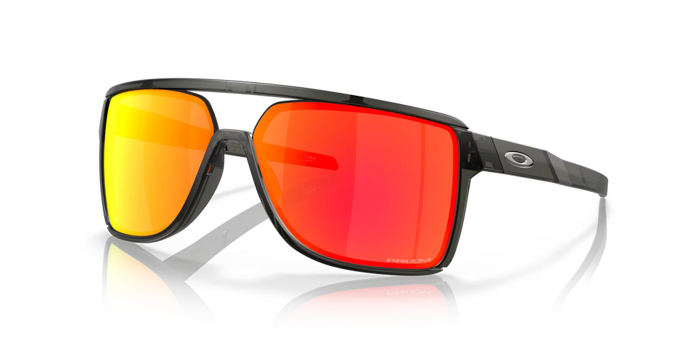 GAFAS OAKLEY CASTEL MATTE GREY SMOKE PRIZM RUBY