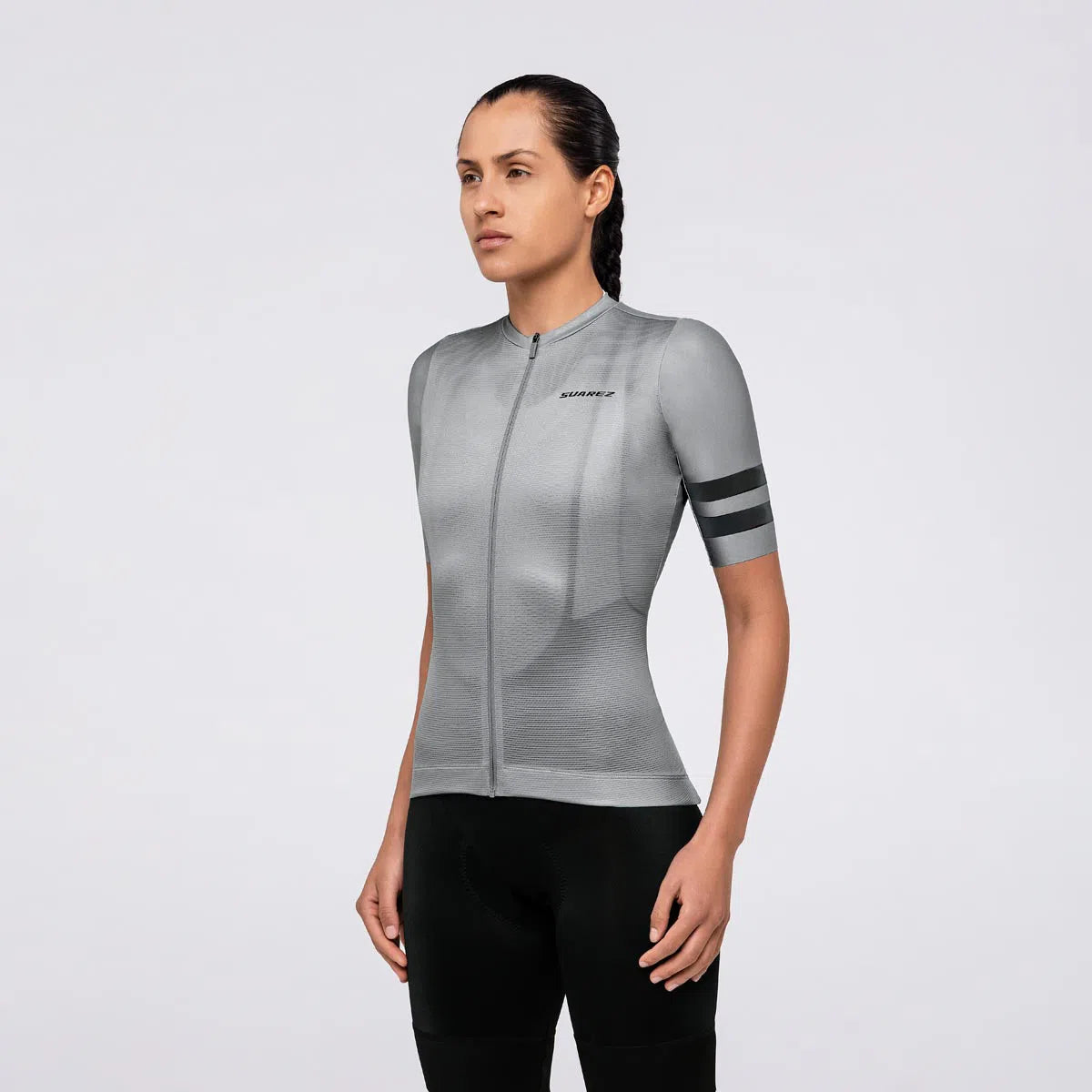 JERSEY SUAREZ MUJER SOLID GRAY