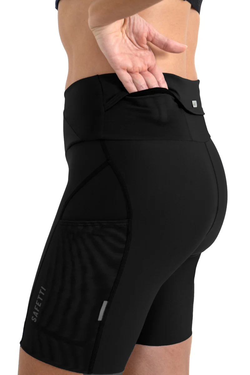 PANTALONETA SAFETTI MUJER RUNNING TITAN NEGRA