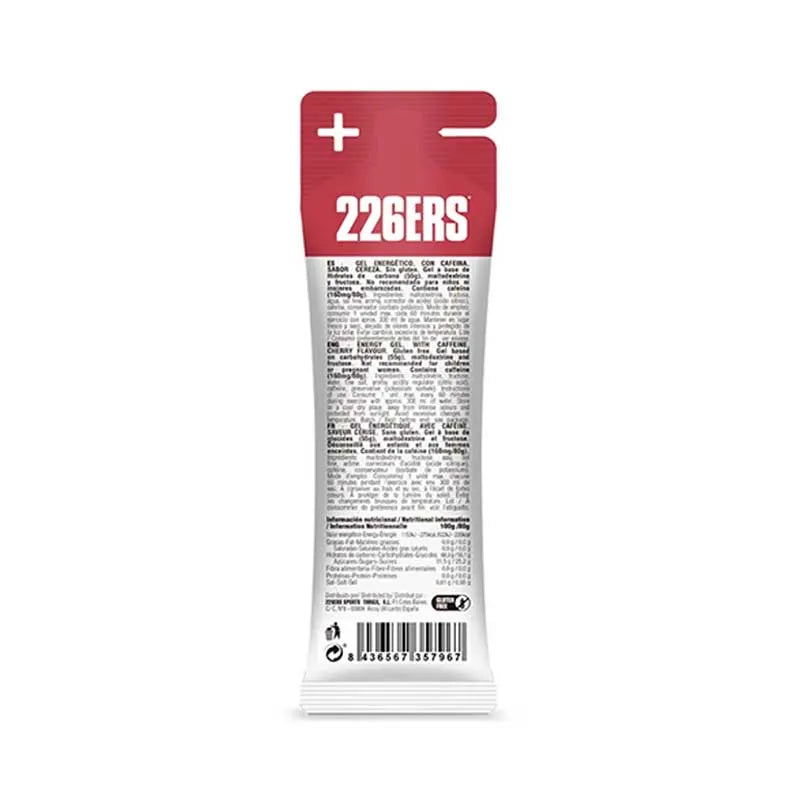 GEL HIGH FRUCTOSE 226ERS CAFFEINE CHERRY
