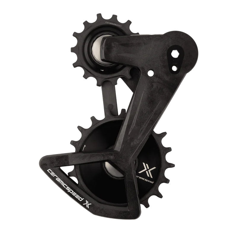 PATA CERAMICA CERAMICSPEED OSPW X SRAM EAGLE AXS TRANSMISSION NEGRO