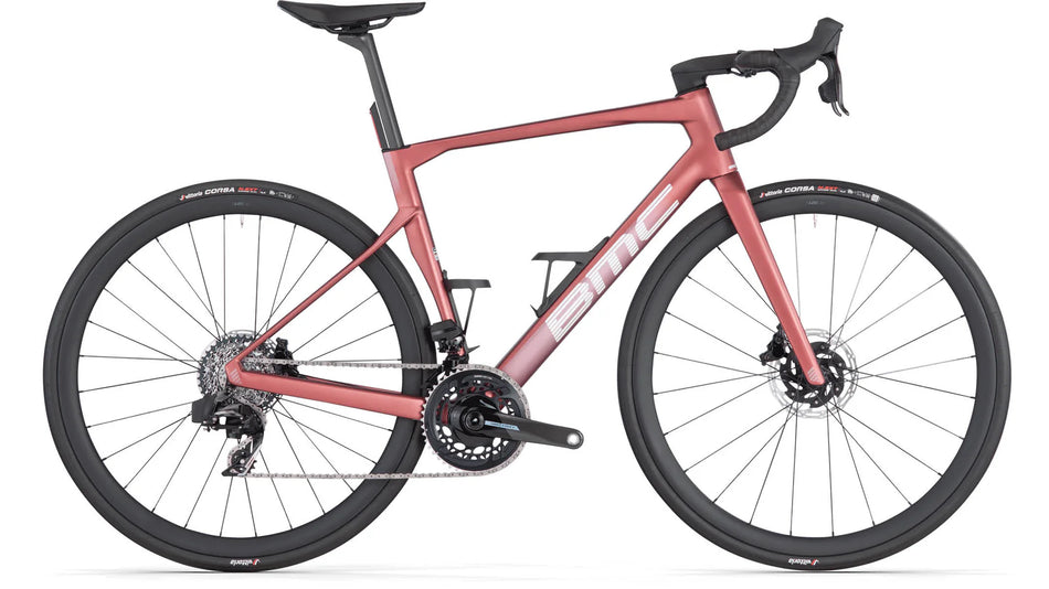 BICICLETA BMC ROADMACHINE 01 THREE (METALLIC RED-WHITE)