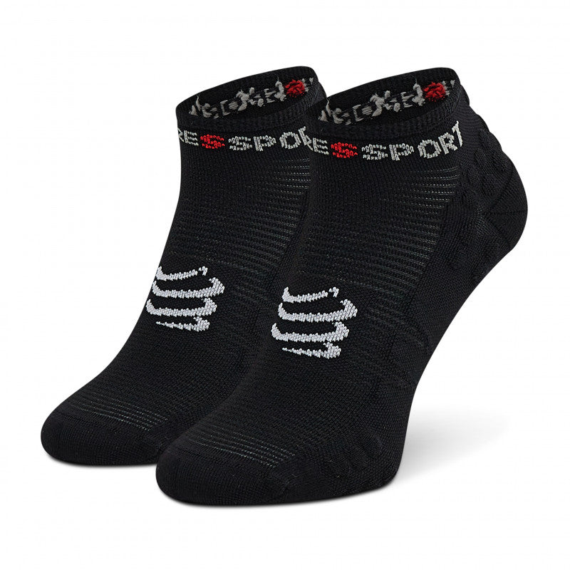 MEDIA COMPRESSPORT RUNNING TOBILLERA V3.0 NEGRA