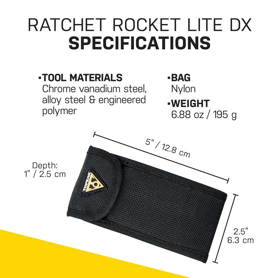 HERRAMIENTA TORQUIMETRO  KIT TOPEAK RACHET ROKET LITE DX
