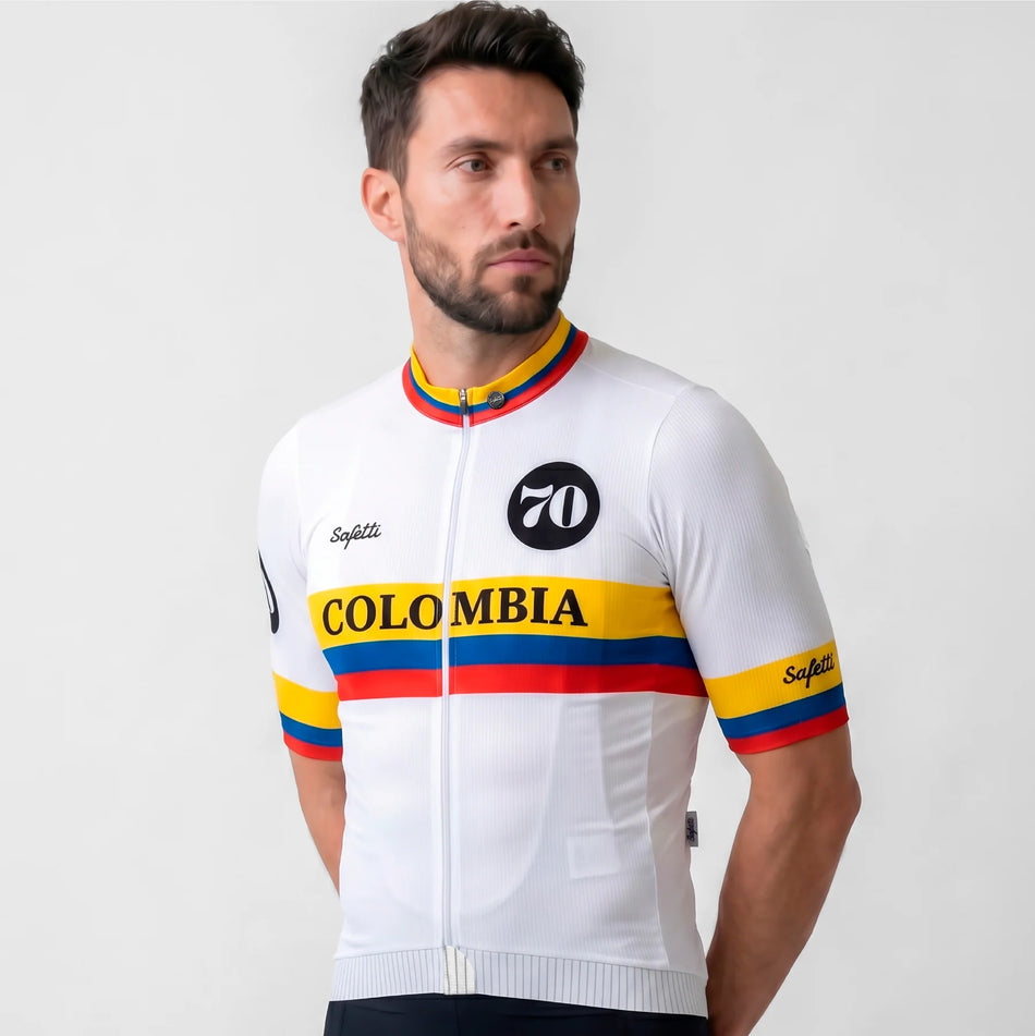 JERSEY SAFETTI HOMBRE MANGA CORTA COLOMBIA COCHISE 70