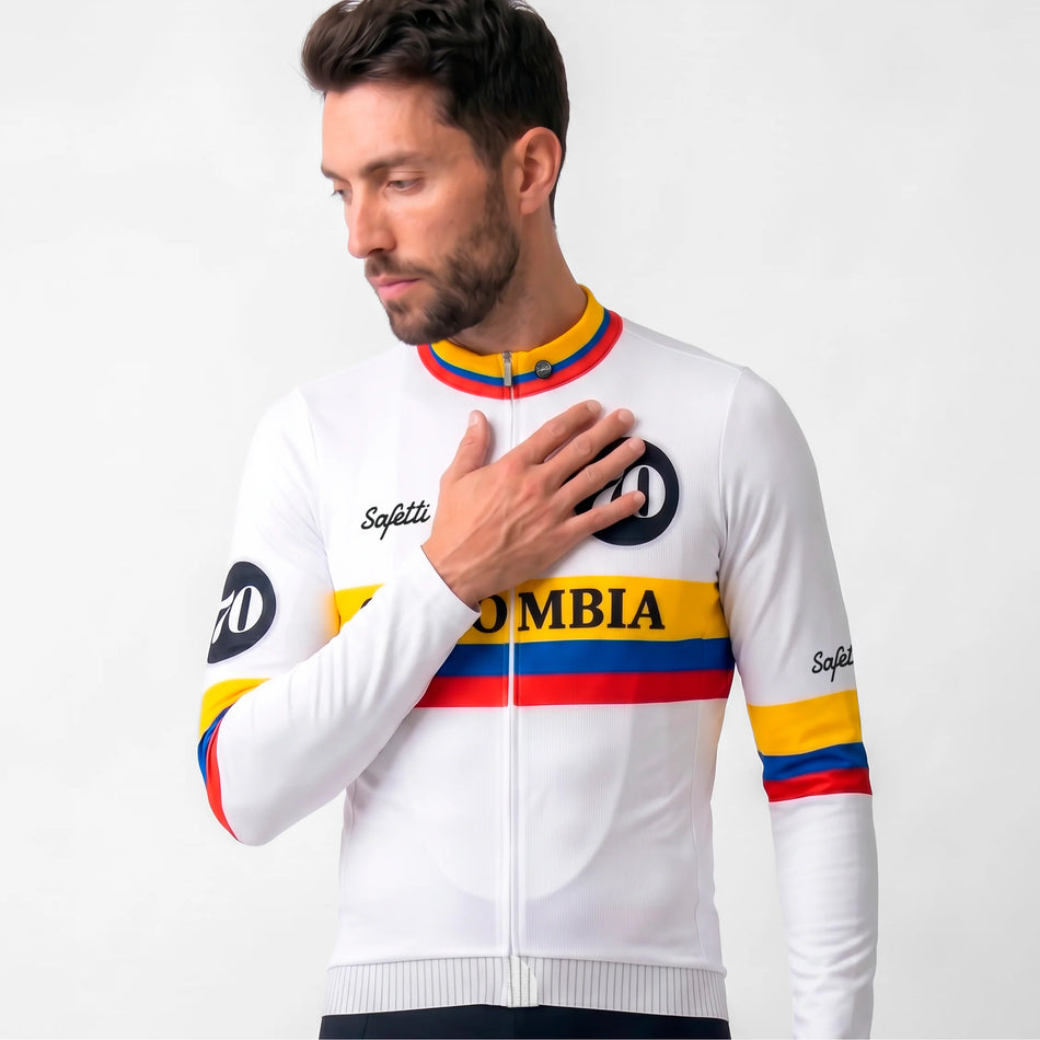 JERSEY SAFETTI MANGA LARGA COLOMBIA COCHISE 70