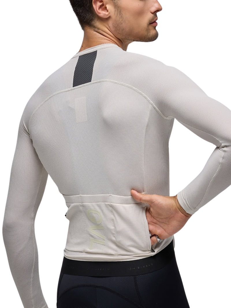 JERSEY GIVELO MODERN CLASSIC WAFFLE LS JERSEY - MOON
