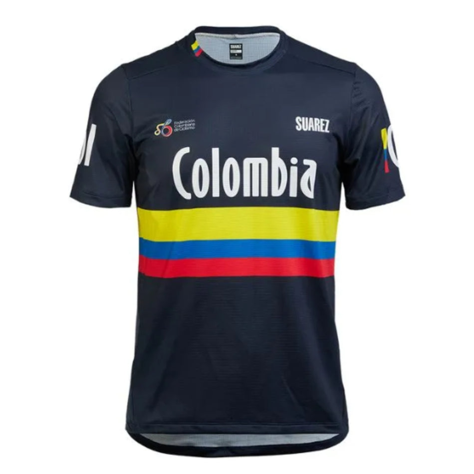 CAMISETA UNISEX SUAREZ SELECCION COLOMBIA 2024 AZUL