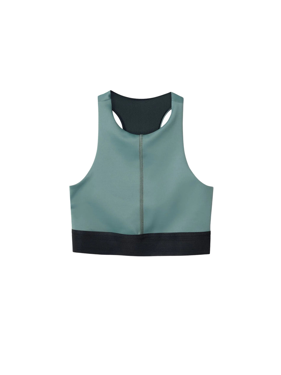 CROP TOP GIVELO HALTER - JADE