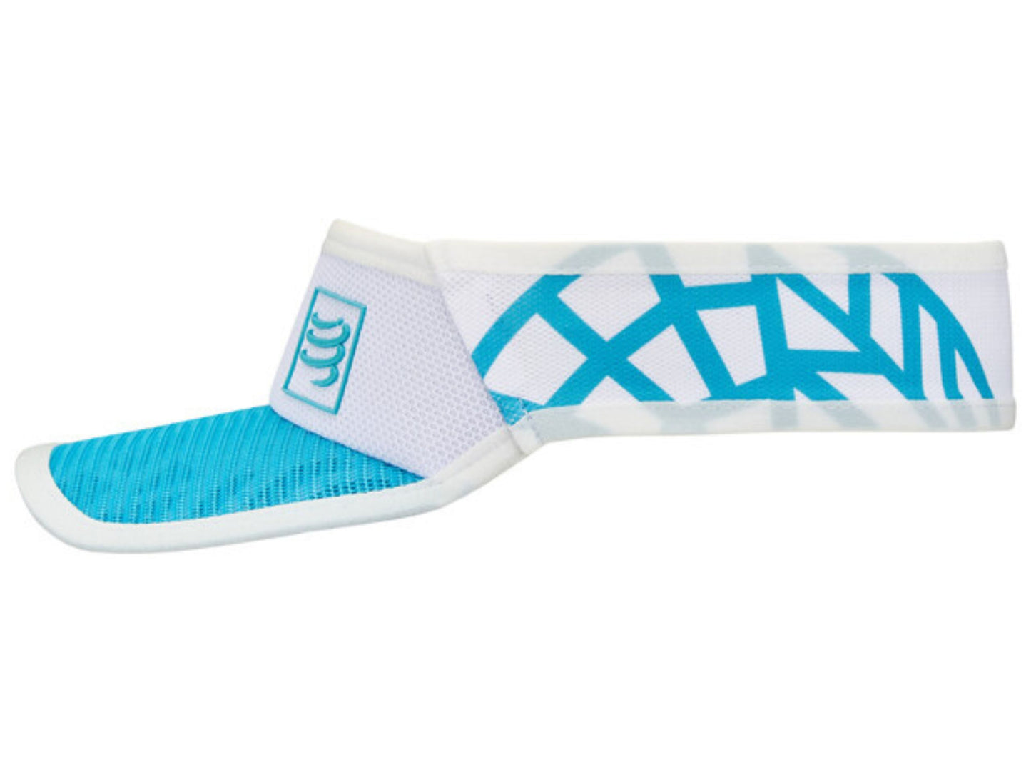 VISERA COMPRESSPORT SPIDERWEB ULTRALIGHT BLANCA/AZUL