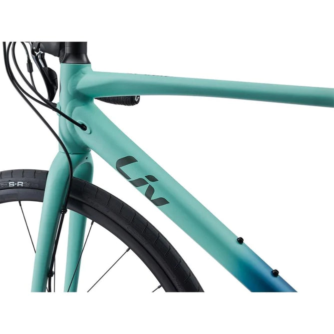 BICICLETA RUTA LIV AVAIL AR 3 VERDE/AZUL
