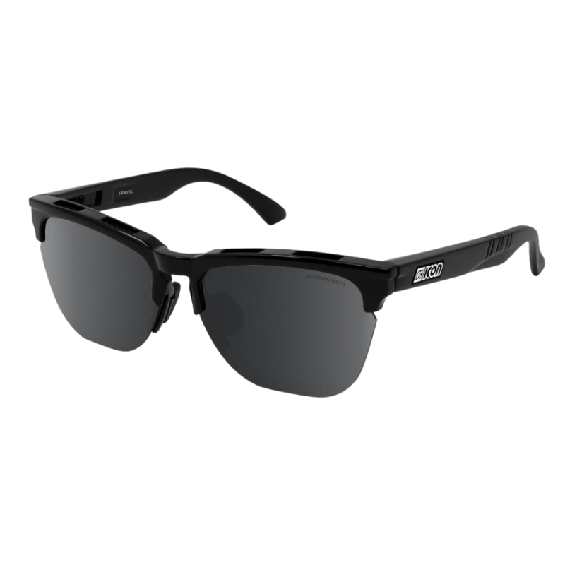 GAFAS SCICON GRAVEL BLACK GLOSS SILVER MULTIMIRROR