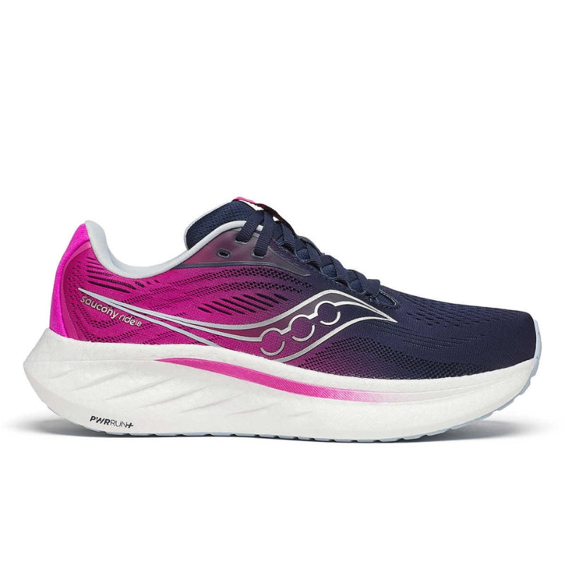 TENIS SAUCONY MUJER RIDE 18/NAVY FUCSIA