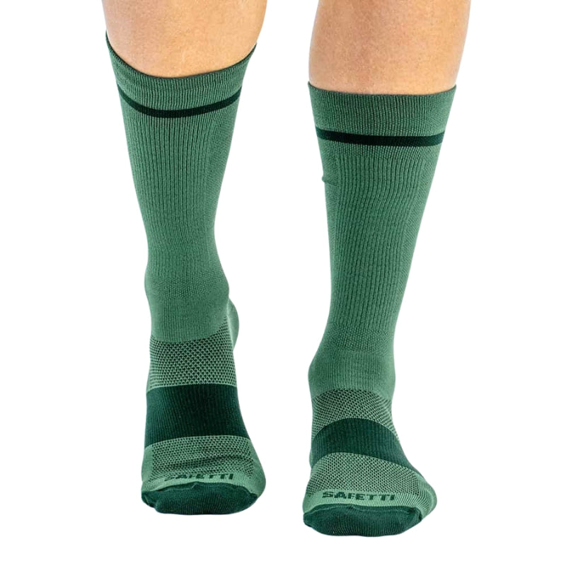 MEDIAS SAFETTI CICLISMO VENTI 8" GREEN FOREST UNISEX