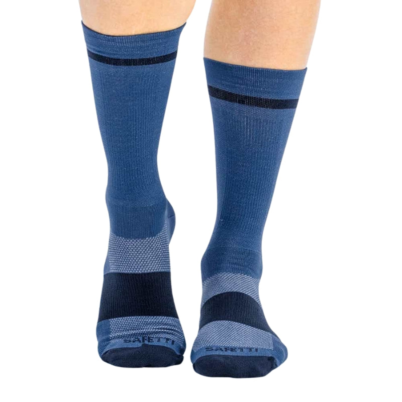 MEDIAS SAFETTI CICLISMO VENTI 8" FOG BLUE UNISEX