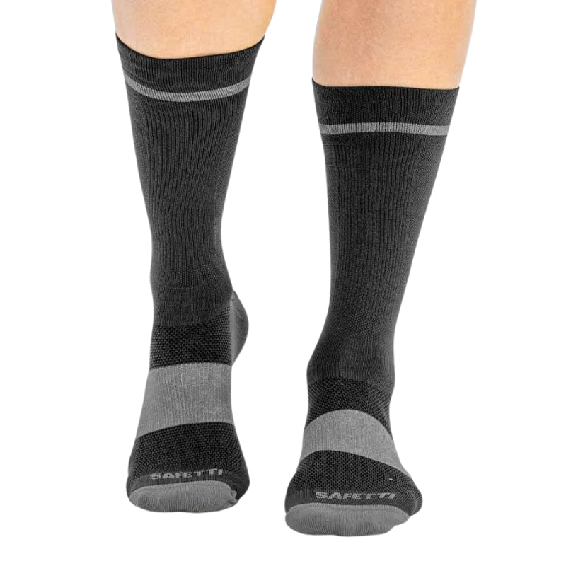 MEDIAS SAFETTI CICLISMO VENTI 8" GRAY UNISEX