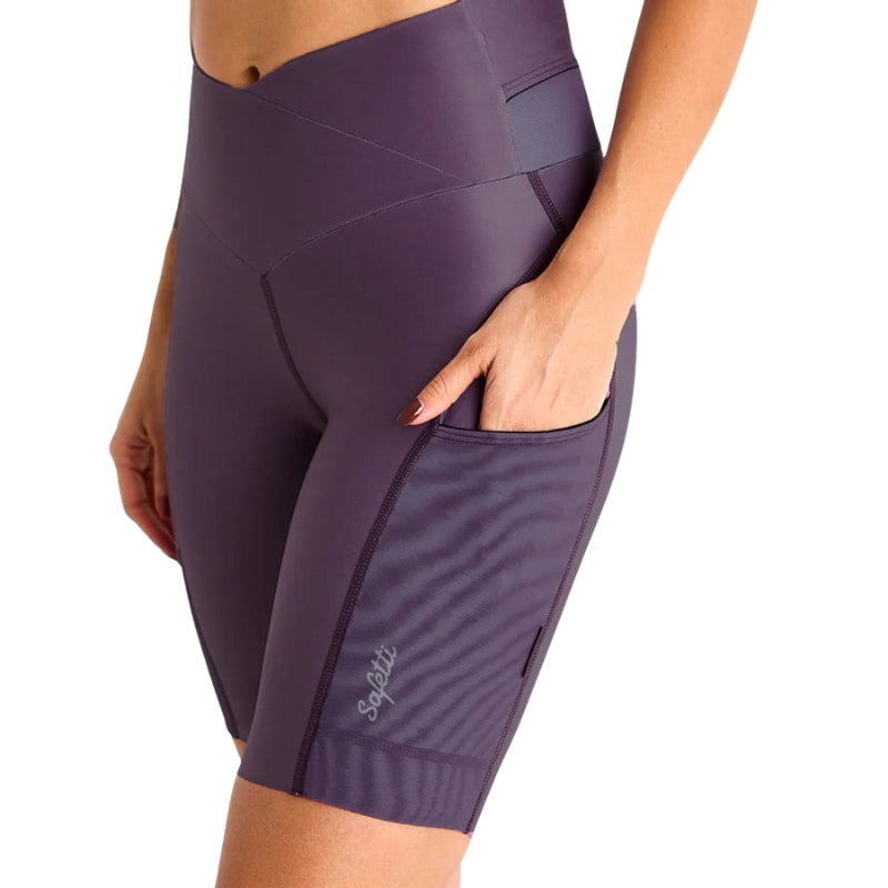 PANTALONETA SAFETTI MUJER RUNNING TITAN 2.0 MALVA