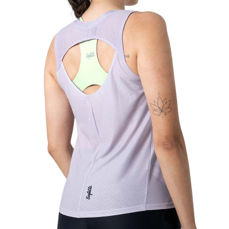 CAMISETA RUNNING MUJER MANGA SISA SWIFTDRY LILA