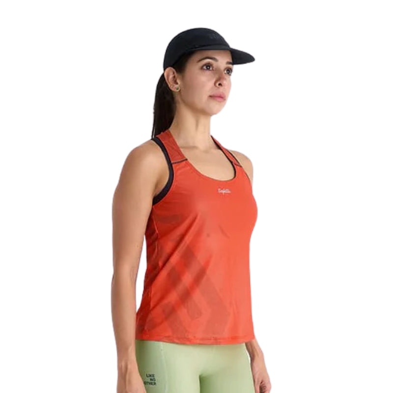 CAMISETA RUNNING MUJER MANGA SISA ENGRAVED CORAL