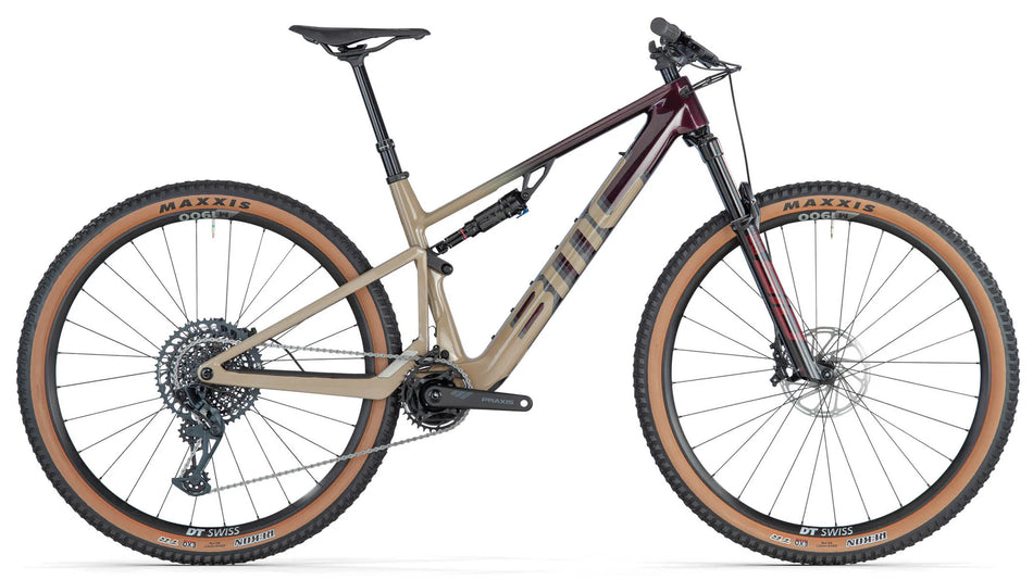 BICICLETA DE MTB BMC FOURSTROKE  AMP  LT TWO (BORDEAUX RED / SAND)