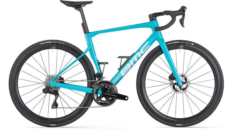 BICICLETA BMC ROADMACHINE 01 TWO (TURQUOISE-WHITE)