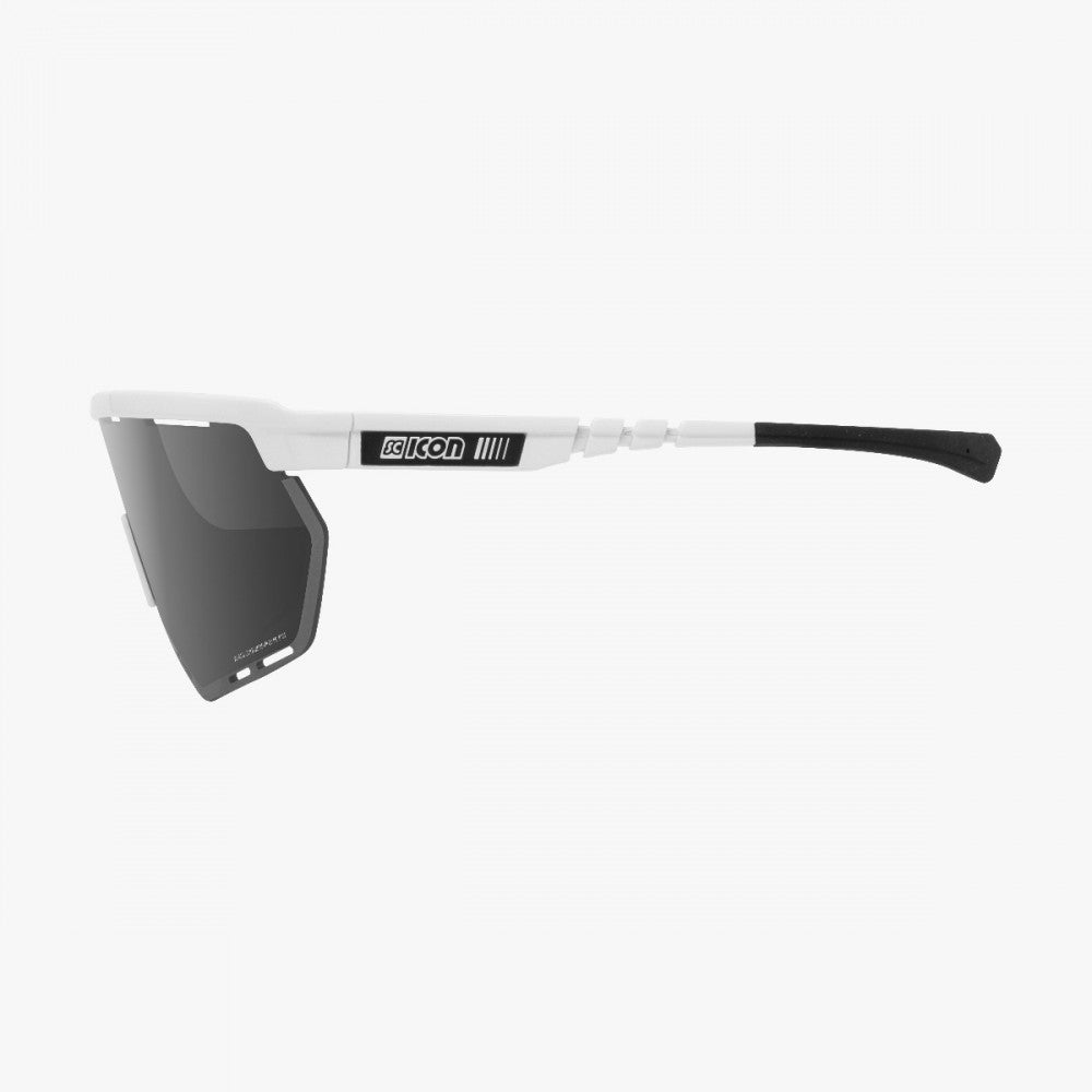 GAFAS SCICON AEROWING WHITE GLOSS MULTIMIRROR SILVER
