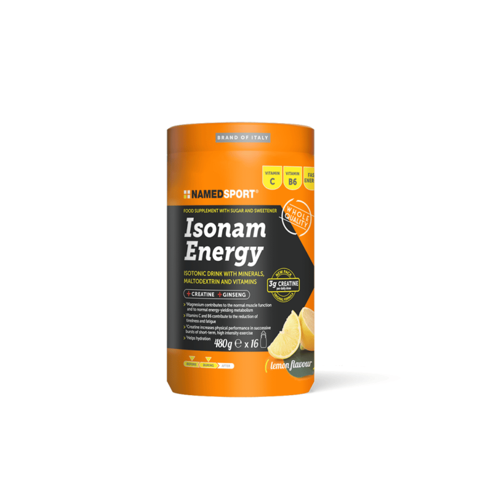 ISONAM ENERGY LIMON 480g CON 3g CREATINA