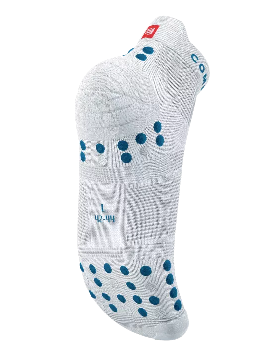 MEDIA COMPRESSPORT RUNNING TOBILLERA V4.0 PRO WHITE BLUE