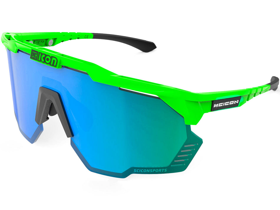 GAFAS SCICON AEROSHADE KUNKEN GREEN FLUO-GREEN