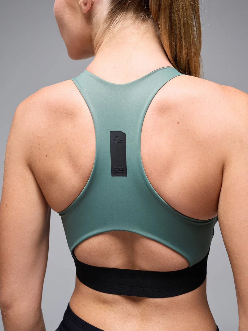 CROP TOP GIVELO HALTER - JADE