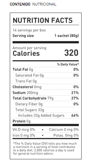 SOBRE DRINK MIX MAURTEN 320 (80 GRAMOS)